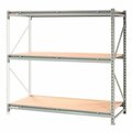 Global Industrial Record Storage Rack Add-On 60inW x 36inD x 72inH 613180